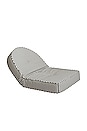 view 2 of 6 Reclining Pillow Lounger in Laurens Navy Stripe