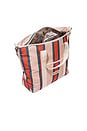 view 4 of 4 Cooler Tote Bag in Bistro Dusty Pink Stripe