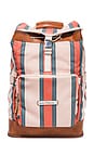 view 1 of 6 Backpack Cooler in Bistro Dusty Pink Stripe