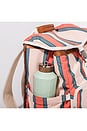 view 6 of 6 Backpack Cooler in Bistro Dusty Pink Stripe