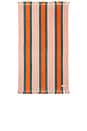 view 1 of 3 Beach Towel in Bistro Dusty Pink Stripe