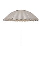 view 1 of 7 Patio Umbrella in Monaco Black Stripe