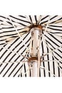 view 3 of 7 Patio Umbrella in Monaco Black Stripe