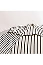 view 4 of 7 Patio Umbrella in Monaco Black Stripe