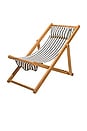 view 1 of 7 Sling Chair in Monaco Black Stripe