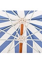 view 3 of 5 Amalfi Umbrella in Crew Mediterranean Blue Stripe