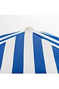 view 4 of 5 Amalfi Umbrella in Crew Mediterranean Blue Stripe
