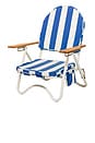 view 1 of 1 Pam Chair in Crew Mediterranean Blue Stripe