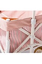 view 7 of 7 Folding Beach Cart in Laurens Pink Stripe