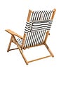 view 2 of 8 Tommy Chair in Monaco Black Stripe