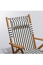 view 6 of 8 Tommy Chair in Monaco Black Stripe