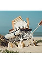 view 8 of 9 CARRITO DE PLAYA BEACH CART in Monaco Black Stripe