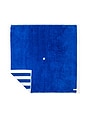 view 1 of 6 CREW MEDITERRANEAN BLUE STRIPE BEACH BLANKET ブランケット in Crew Mediterranean Blue Stripe