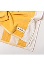 view 6 of 6 COUVERTURE DE PLAGE BEACH BLANKET in Crew Mimosa Yellow Stripe