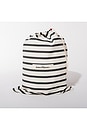 view 7 of 7 BOUÉE DE PISCINE POOL LOUNGER in Monaco Black Stripe