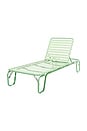 view 1 of 5 CHAISE LONGUE SUNLINER LOUNGER in Jade Green