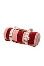 view 1 of 2 MANTA PLAYA BEACH BLANKET in Terry Terracotta Stripe