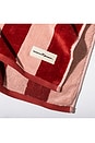 view 2 of 2 MANTA PLAYA BEACH BLANKET in Terry Terracotta Stripe