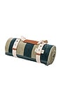 view 1 of 2 MANTA PLAYA BEACH BLANKET in Terry Green Stripe