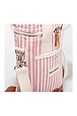 view 2 of 5 Wine Cooler Tote Bag in Laurens Pink Stripe