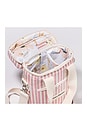 view 3 of 5 Wine Cooler Tote Bag in Laurens Pink Stripe