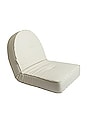 view 2 of 5 Reclining Pillow Lounger in Laurens Sage Stripe