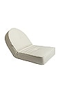 view 3 of 5 Reclining Pillow Lounger in Laurens Sage Stripe