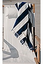 view 5 of 6 Holiday Towel in Crew Navy Stripe