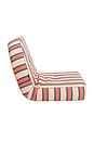 view 4 of 9 Reclining Pillow Lounger in Bistro Dusty Pink Stripe