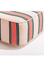 view 7 of 9 Reclining Pillow Lounger in Bistro Dusty Pink Stripe