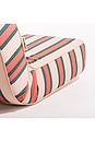 view 8 of 9 Reclining Pillow Lounger in Bistro Dusty Pink Stripe