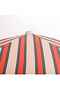 view 4 of 6 Amalfi Umbrella in Bistro Dusty Pink Stripe
