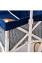 view 5 of 9 Beach Cart in Laurens Navy Stripe