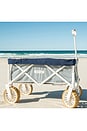 view 9 of 9 Beach Cart in Laurens Navy Stripe