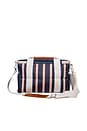 view 2 of 4 Premium Cooler Bag in Monaco Navy And Pink Stripe