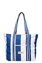 view 1 of 3 Beach Bag in Crew Mediterranean Blue Stripe