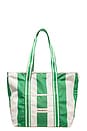view 1 of 3 Beach Bag in Crew Canyon Green Stripe