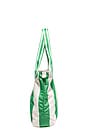 view 3 of 3 Beach Bag in Crew Canyon Green Stripe