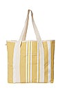 view 3 of 4 The Beach Bag in Vintage Yellow Stripe