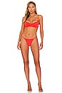 view 4 of 4 x Elizabeth Turner Elizabeth Bikini Top in Candy Apple