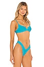 view 2 of 4 Aruba Bikini Top in Lagoon