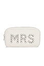 view 1 of 4 Mrs Crystal Cosmetic Bag in Cream