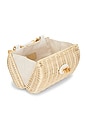 view 4 of 4 BOLSA CLUTCH DE BAMBU MASON in Natural