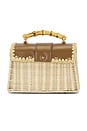 view 3 of 5 Debon Bag in Chocolate & Natural