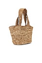 view 3 of 4 Aster Trapeze Tote in Natural Multi