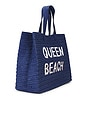 view 3 of 4 Queen Beach Tote in Navy Multi