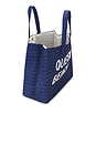 view 4 of 4 Queen Beach Tote in Navy Multi