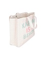 view 4 of 4 BOLSO TOTE KARMA IS A BEACH in Light Pink