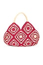 view 1 of 4 SAC FOURRE-TOUT STORMI in Red & Natural
