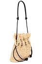 view 3 of 4 SAC AVEC LIEN À NOUER MARCELA in Natural & Black